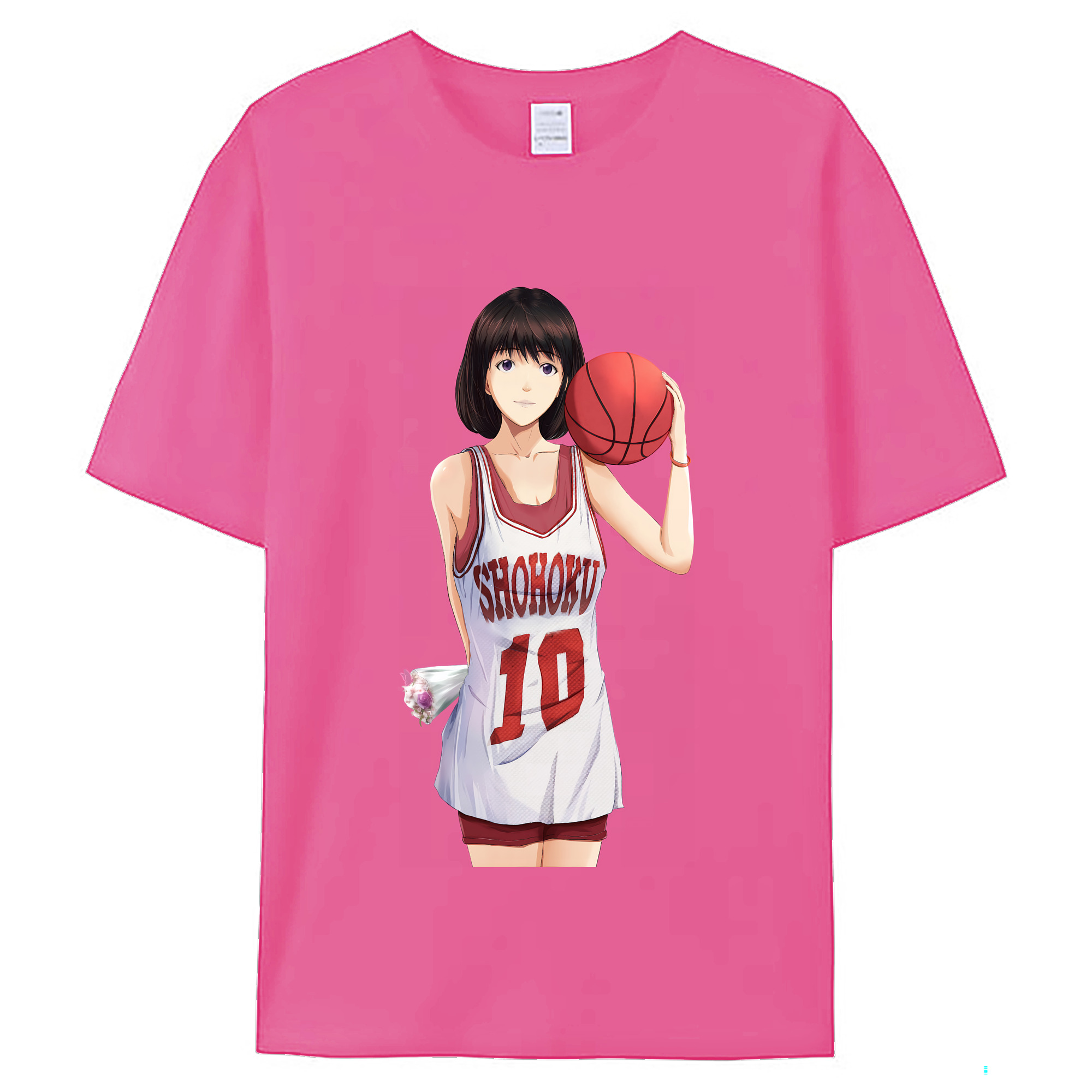 （画像用） SLAM DUNK／スラムダンク レディースカジュアルプリントTシャツ（綿100％）